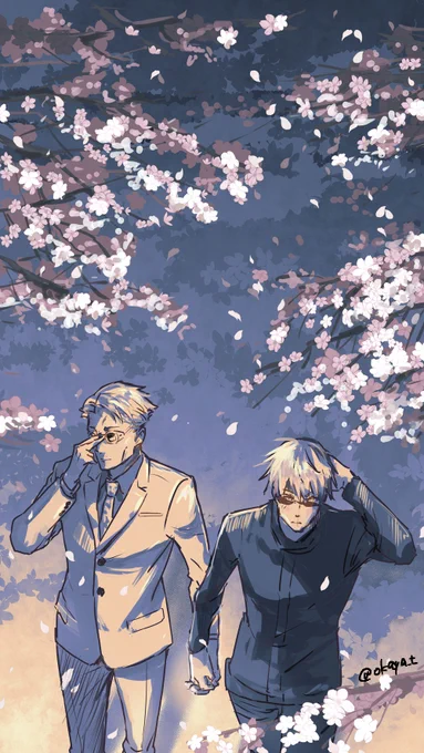 ワンドロ七五、「桜」のお題で描きました

#七五ワンドロワンライ 