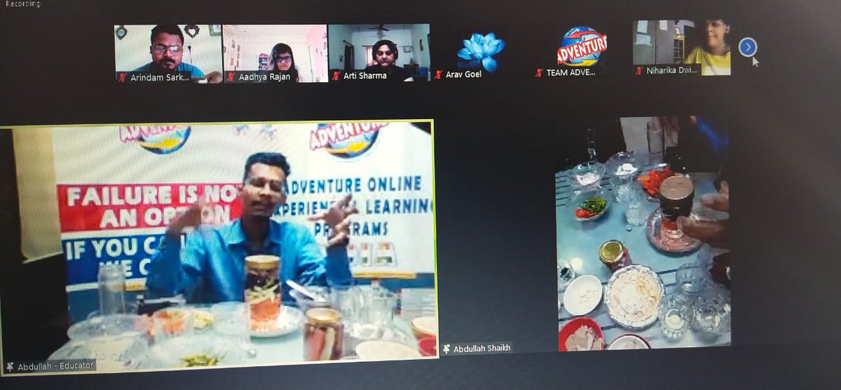 Through the virtual trip, students learnt about hydroponics,  making paper from papyrus, pickling vegetables to preserve them and many new thing.