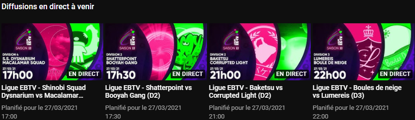 eSportBrosTV's tweet photo. 📢 Voici les 4 matchs de #LigueEBTV à suivre en direct pour ce samedi ! 🦑🐙

🎥 Rendez-vous sur notre Youtube ⬇️
https://t.co/TxG374po3x https://t.co/yYmauXtAPC