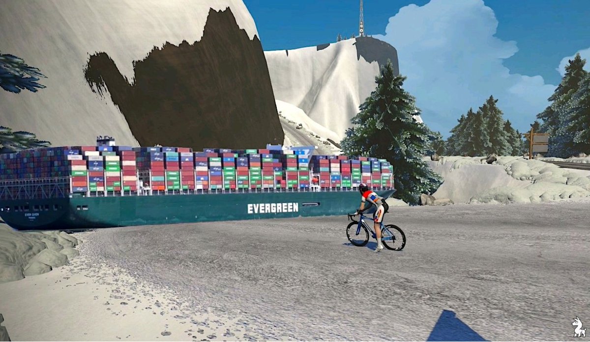 Anyone riding on <a href="/GoZwift/">Zwift</a> up to the Radio Tower, please be aware that there may be some significant delay 😉  ( not my picture but hope the true owner doesn't mind me using it )