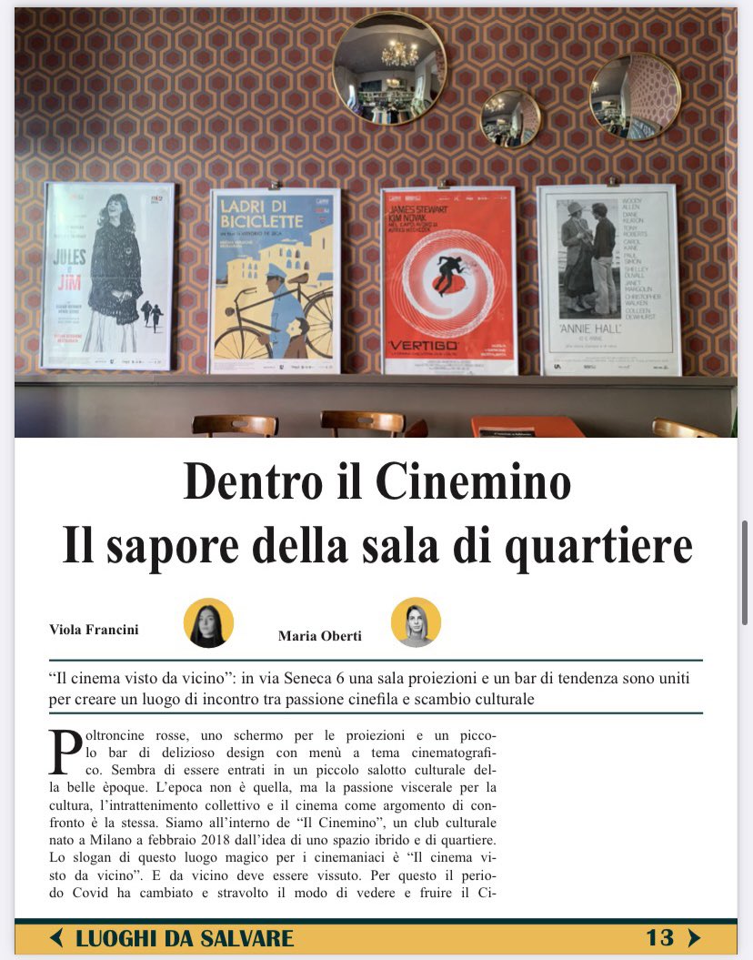 francini_viola's tweet photo. grazie a Il Cinemino per averci permesso di raccontare il loro modo di fare cinema. Un cinema visto da vicino, in un momento in cui anche gli occhi ci costringono al distanziamento 

📰 per il nuovo Quindi su @masterx_iulm 
🖋 con @Unavoce5 https://t.co/98fkaosXtK