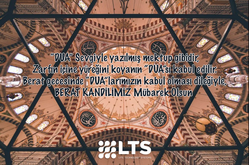 Berat Kandilimiz Mübarek Olsun #beratkandili #ltsbilisim #guvenergrup
