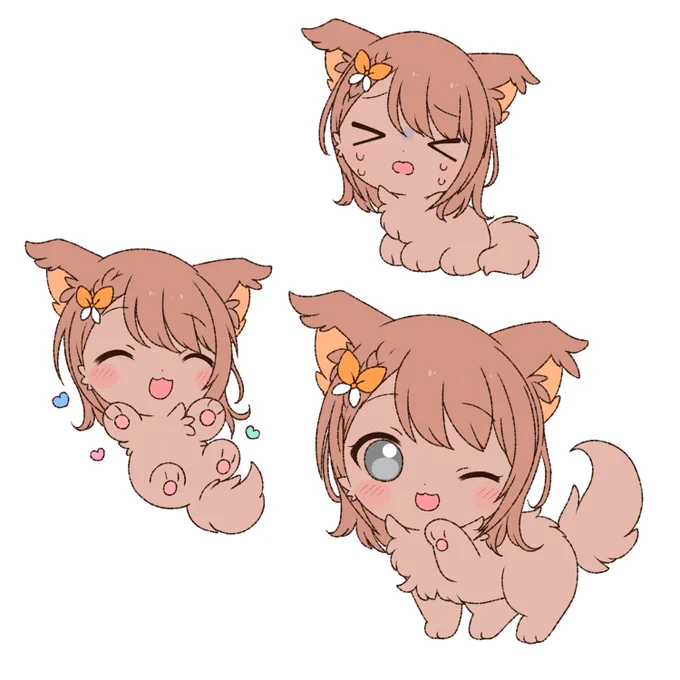 プロセカ擬獣化らくがき!
みのりちゃん? 