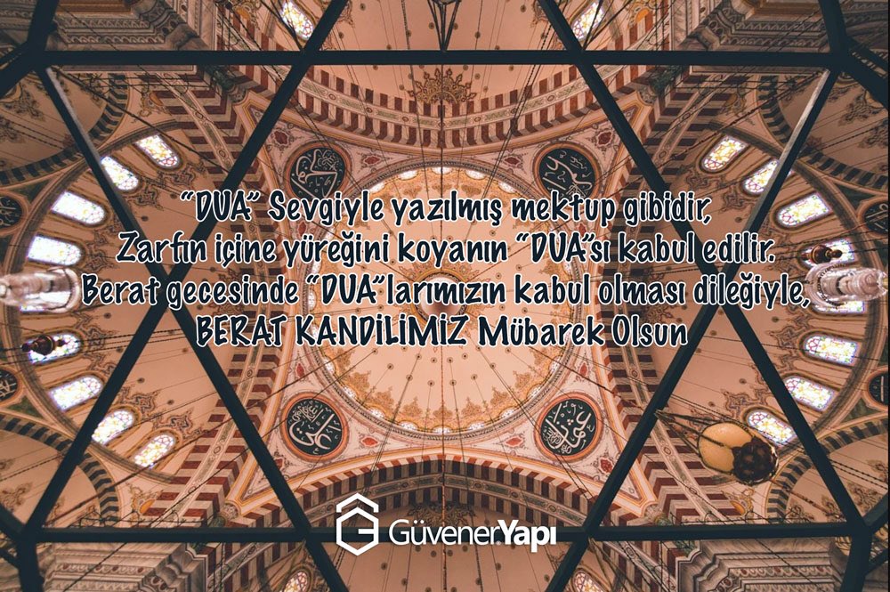 Berat Kandilimiz Mübarek Olsun #beratkandili #guveneryapi #guvenergrup