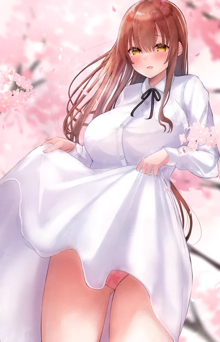 春のイラストはあまり描いたこなかったのですごく楽しかったですご依頼ありがとうございました#Skeb  #Commission 
