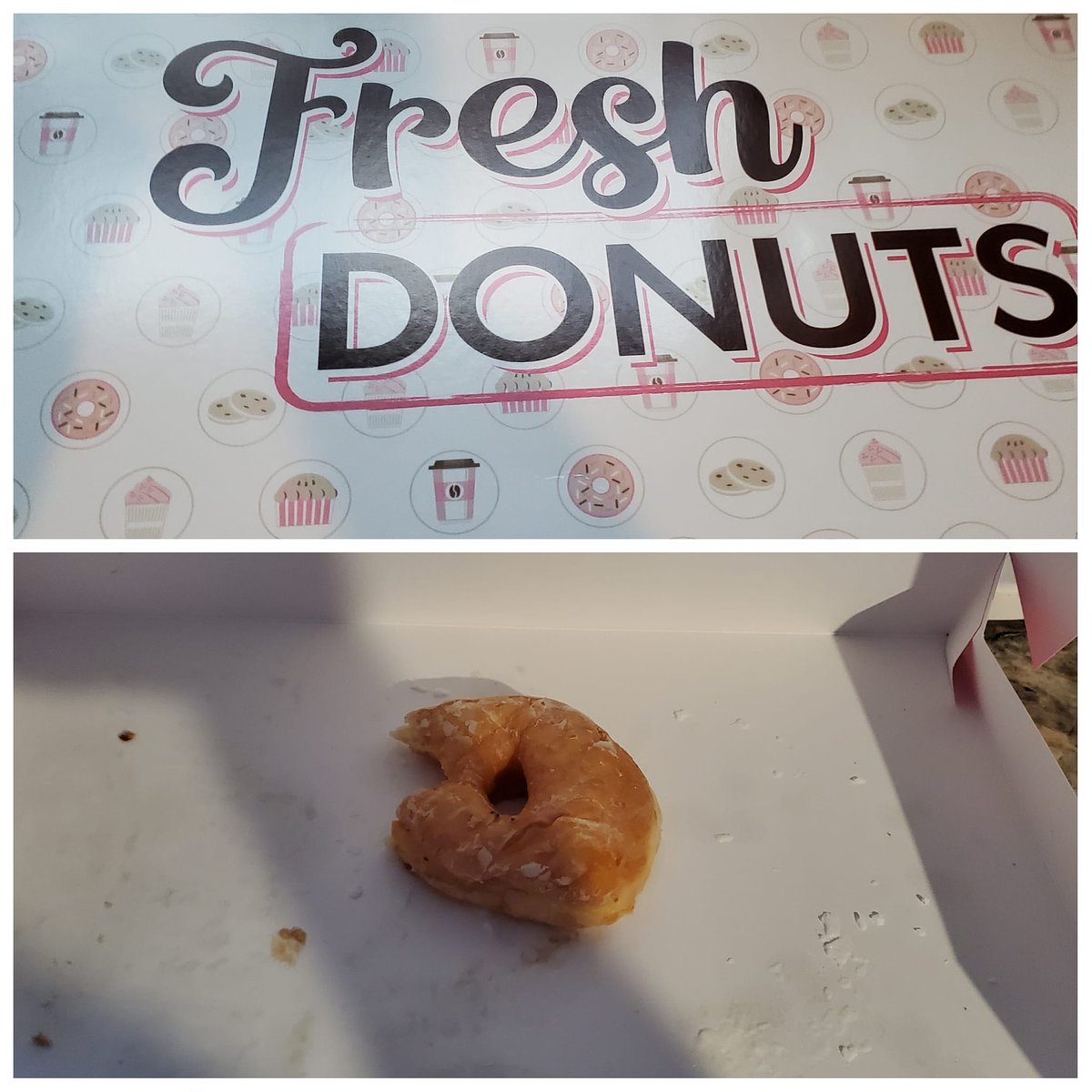 witchee1014's tweet photo. A tale of disappointment in two pictures. #wholeftit #tookabite and #leftit https://t.co/D6G45qoa02