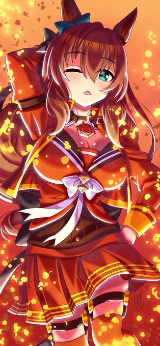 携帯の壁紙サイズの
マルゼンスキーです!
3時間くらいですかね。
お次はフジキセキです
#毎日ウマ娘 