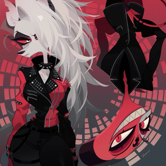 改めまして この度アートワークを担当させていただいたアルバム"Root of all evil remix"が公開されました!どのリミックスも本当にかっこいいので是非聴いてみてください? #HelluvaBoss #RootOfAllEvil 
 https://t.co/NL3Z83u4ca
https://t.co/Ijc9oT6Afy 