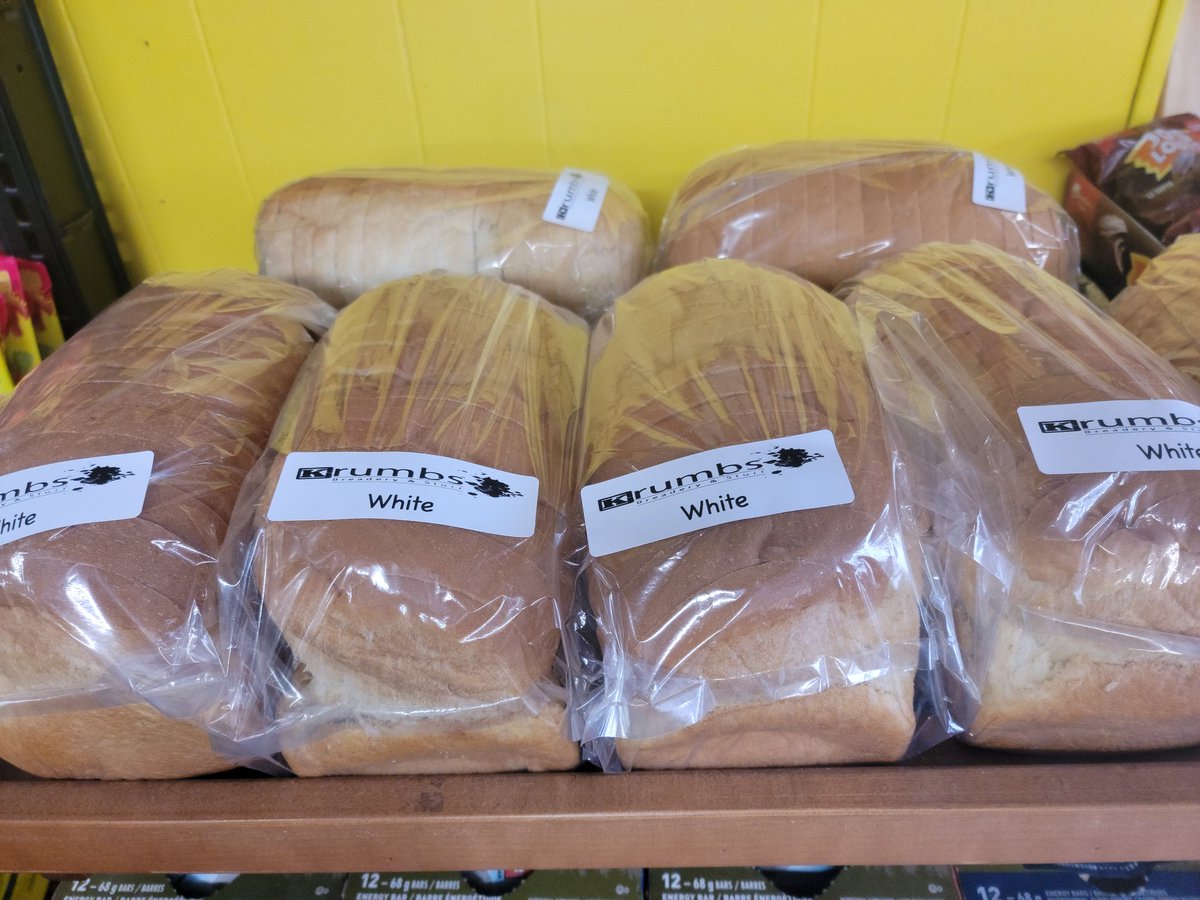 Enniskillenstor's tweet photo. Fresh Bread has arrived from @krumbsbreadery at our main store in Enniskillen at 7851 Old Scugog Rd. #Localsupportinglocal https://t.co/FpU1m9j4t5