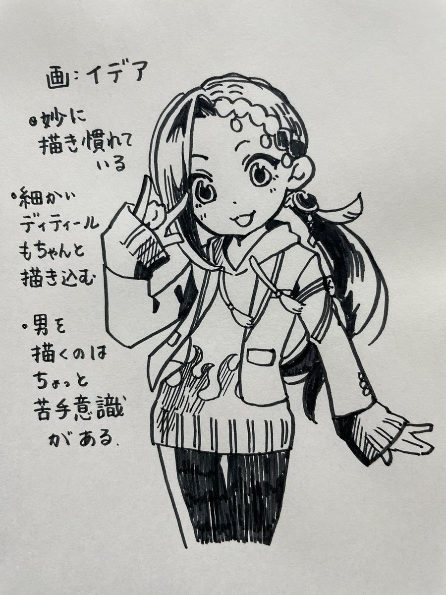 好きなキャラたちにジャミル描いてもらったら、、という設定で絵を描いたので見てください。 