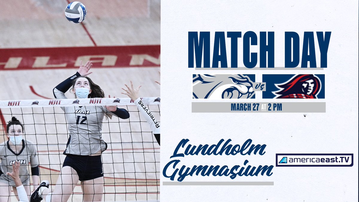 UNHVOLLEYBALL's tweet photo. 🐾 UNH takes on NJIT at Lundholm Gymnasium. Catch the match at 2pm. Go Wildcats! 🐾
💻 https://t.co/IcKlHSW2DU
📈 https://t.co/lbd9tXPxbn https://t.co/y2nhnn2zhk