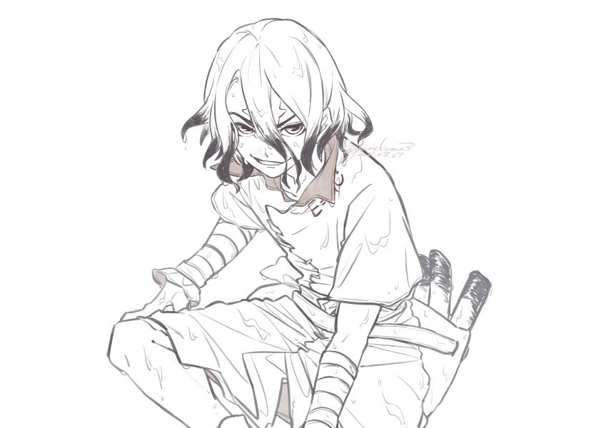 らくがき②
※一枚流血注意 