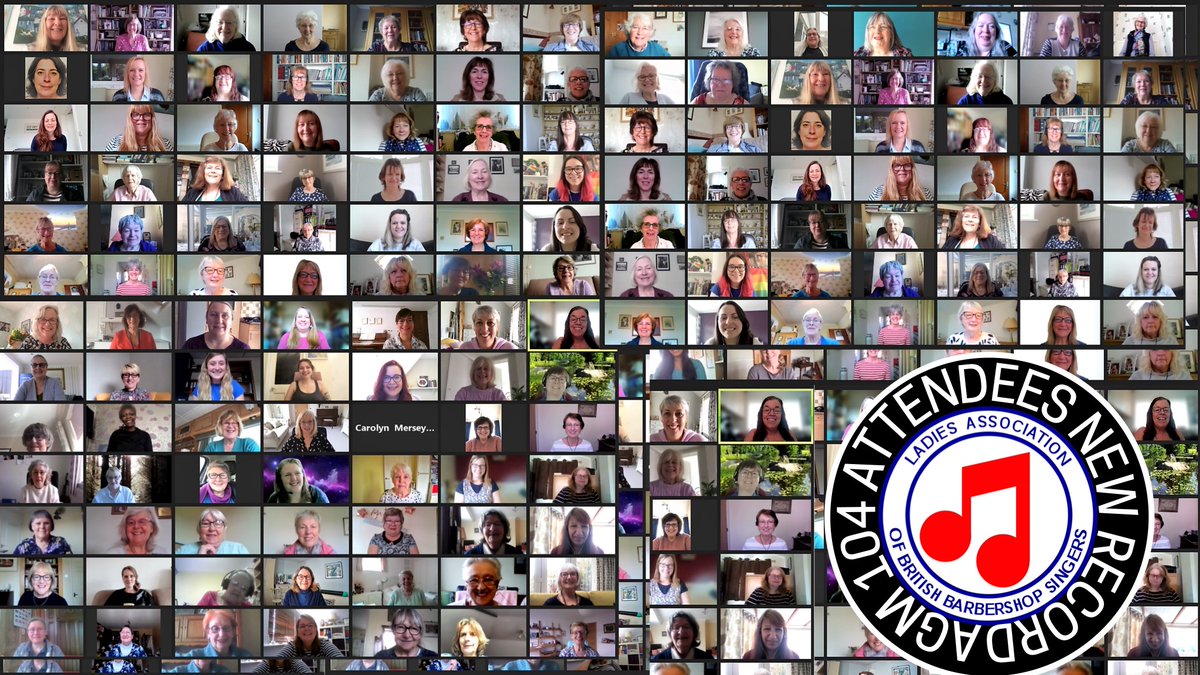 SingLABBS's tweet photo. A record turnout to our AGM today! 

#LEADINGTHEWAYINHARMONY #LABBS21 https://t.co/mJAfkxT0RO