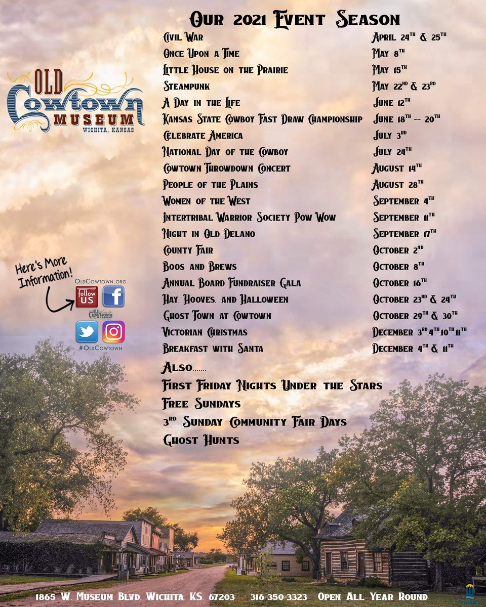 outdoor and living spring show in wichita ks on Old Cowtown Museum Wichitacowtown Twitter