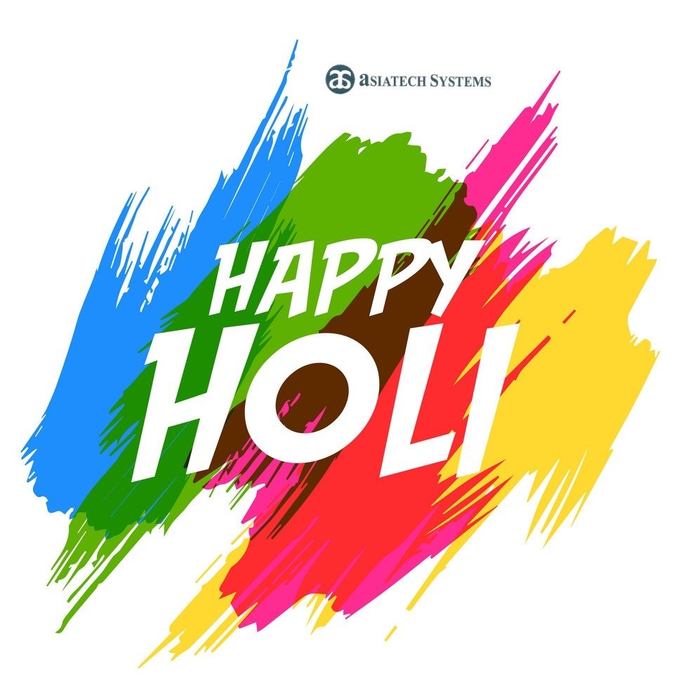 AsiatechSystems's tweet photo. Asiatech Systems wishes everyone a very Happy &amp; Safe HOLI. May this festival of colors fill your life with the vibrant colors of happiness #Holi #HappyHoli2021 #SafeHoli #HoliFestival #HoliDay #HoliHai #festival #celebration #colors #sundayfunday #sundayvibes #sundaymotivation https://t.co/H6GdkaGGOV