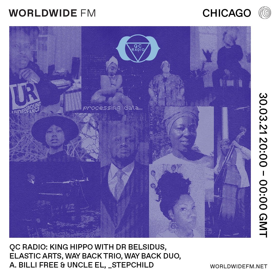 ugo2dachi's tweet photo. Congrats to David Boykin AKA "Dr. Belsidus" on new project. I wrote and voiced a new song I call "Listen Up." TUES MAR 30 is its worldwide release on QC Radio (Worldwide FM: Chicago) 021

King Hippo w/ Dr Belsidus, Elastic Arts, and more...
London: 8PM-MIDNIGHT
Chicago: 2PM-6PM https://t.co/Jght5e6JtD