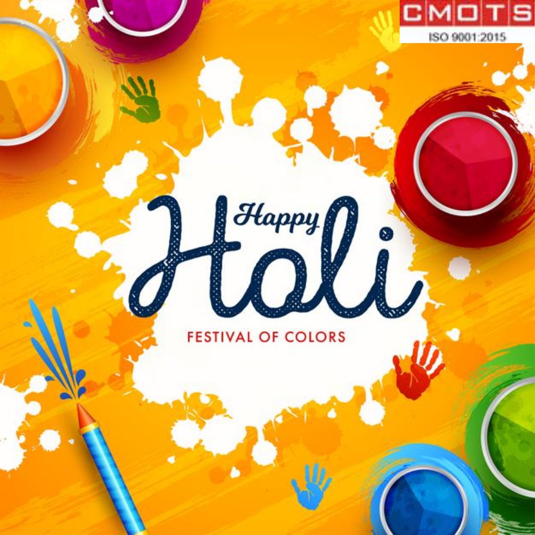 Let's celebrate the festival of colours with CMOTS Internet Technologies....
!!  Happy Holi  !!

#CMOTS #HappyHoli #holi2021