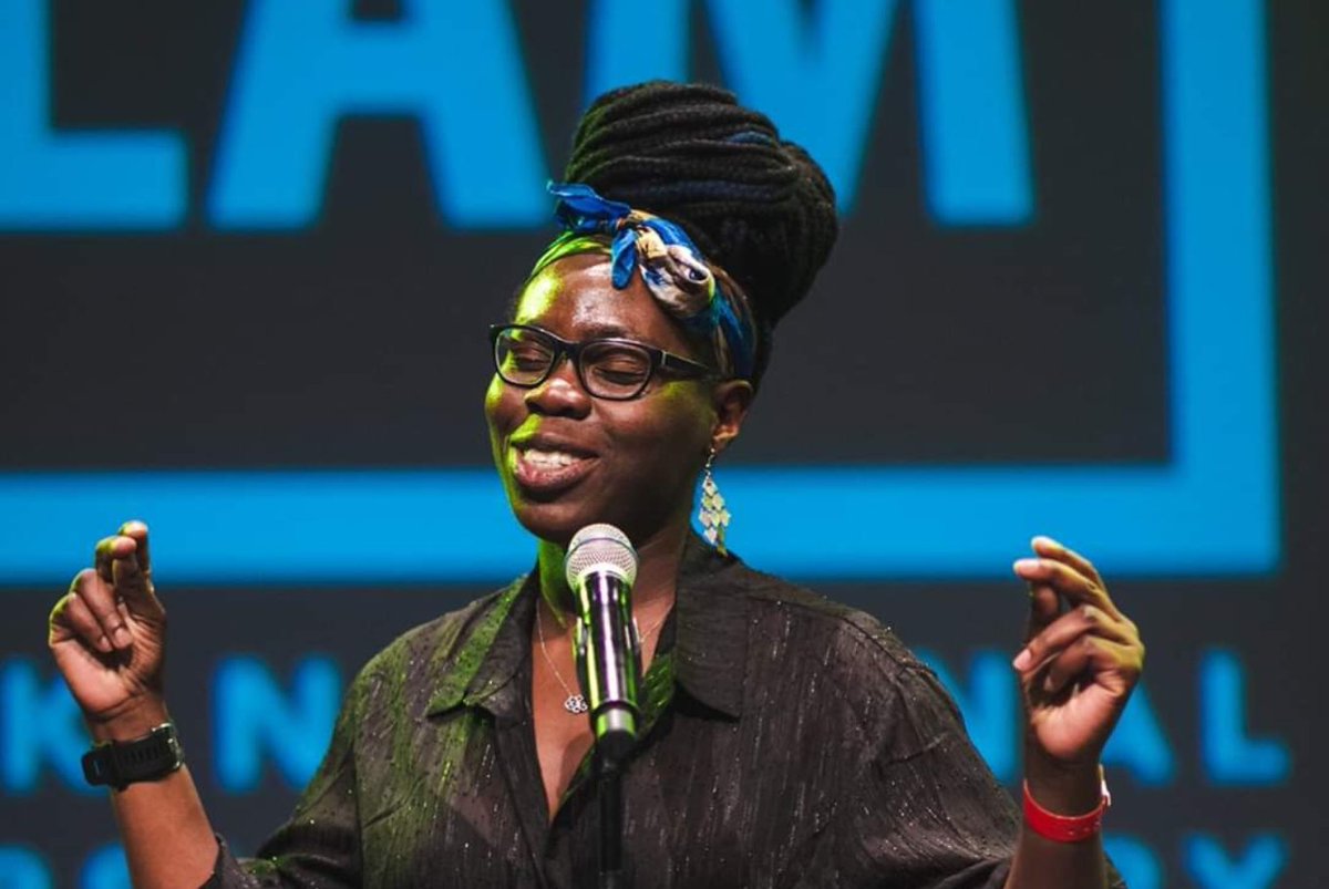 Sheffield Feminist Archive (@sheffemarchive) on Twitter photo Dami Okhiria is a medic @SheffieldUni & an award-winning spoken word artist. Dami's poetry explores issues inc public health, race, & women's issues; she's won multiple poetry slams inc <a href="/htcambridge/">Hammer & Tongue Camb</a>. Listen to ‘The Unexpected’: youtube.com/watch?v=kf9g35… #WomenMakeSheffield #WHM2021 Dami Okhiria is a medic @SheffieldUni & an award-winning spoken word artist. Dami's poetry explores issues inc public health, race, & women's issues; she's won multiple poetry slams inc <a href="/htcambridge/">Hammer & Tongue Camb</a>. Listen to ‘The Unexpected’: youtube.com/watch?v=kf9g35… #WomenMakeSheffield #WHM2021