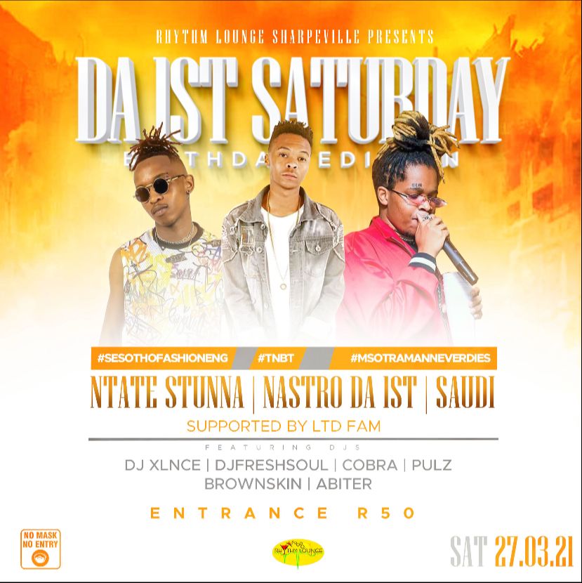 LTDFAMMUSIC's tweet photo. In the hood today with @NtateStunna , @NastroDa1st &amp; @Saudi_rsa 
Let's rock ❗
📍Rhythm Lounge, Sharpeville https://t.co/UJrDn2LZnS