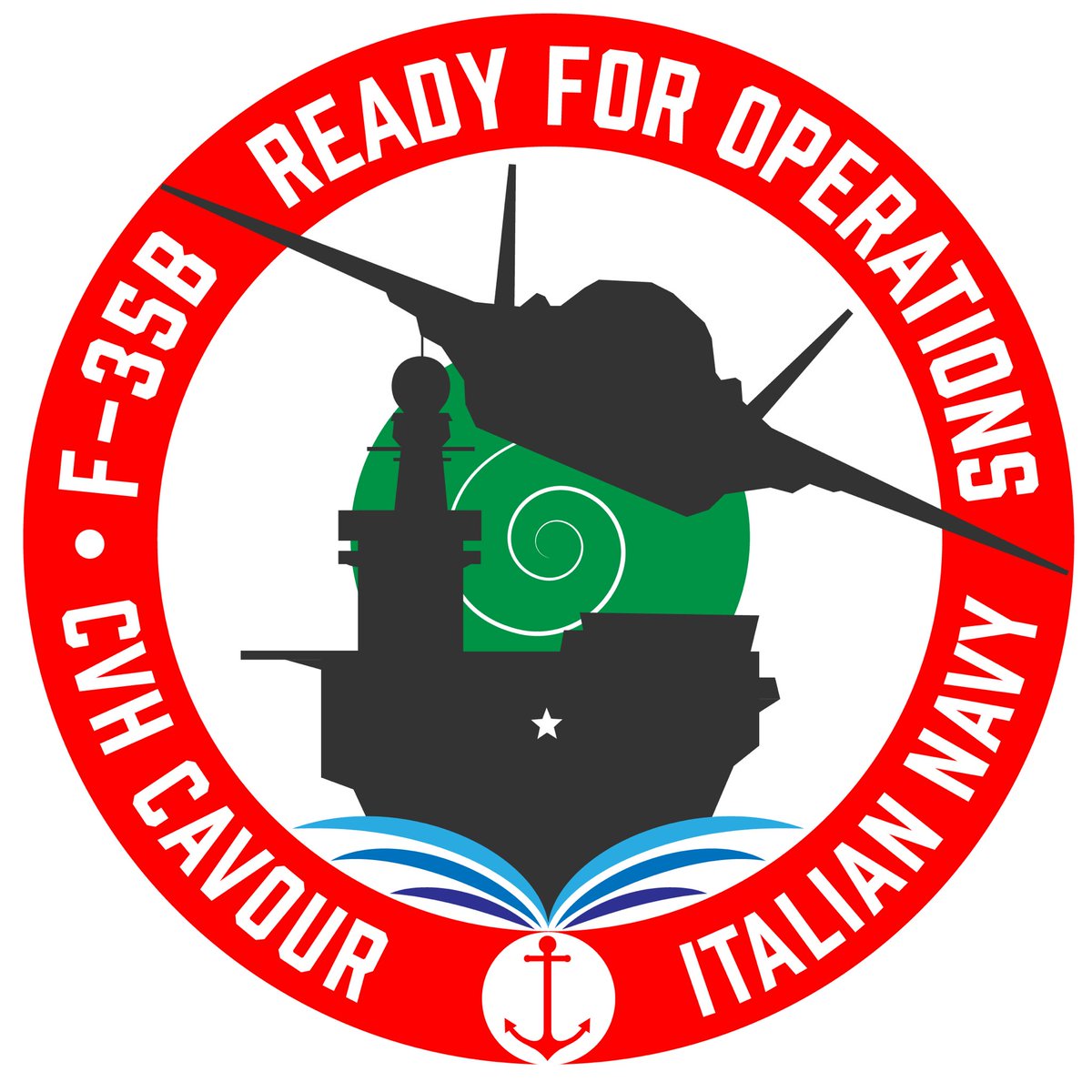 SimoneBattisti4's tweet photo. F-35B Sea Trials concluded for Aircraft Carrier Cavour and you’ve earned this!
#MarinaMilitare #ReadyForOperations #ExpeditionarybyNature https://t.co/qOl9gnyijr