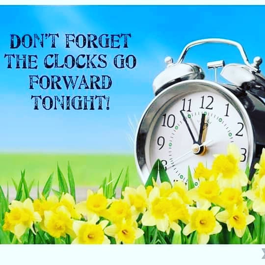 ChildrensMagic2's tweet photo. Don't forget the clocks go forward tonight!
I can't believe we're going to miss an hour's sleep! I'm shattered already thinking about it ππ€£π€¦
#mumlife #time #clocksgoforward #clocksofinstagram #learntotellthetime #learntime #ukclock #springtime #dadlife https://t.co/uBXceG4fKX