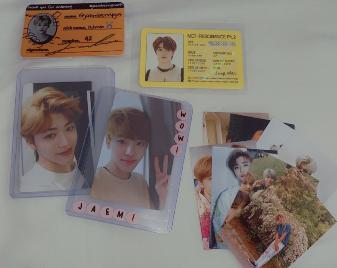 neonkgos's tweet photo. thank you maisy~! 🥰 i finally have your business card!! 💗 love the jaem freebies 🥺@jaemberrygos #jaemberryproofs https://t.co/O3L88TorgM