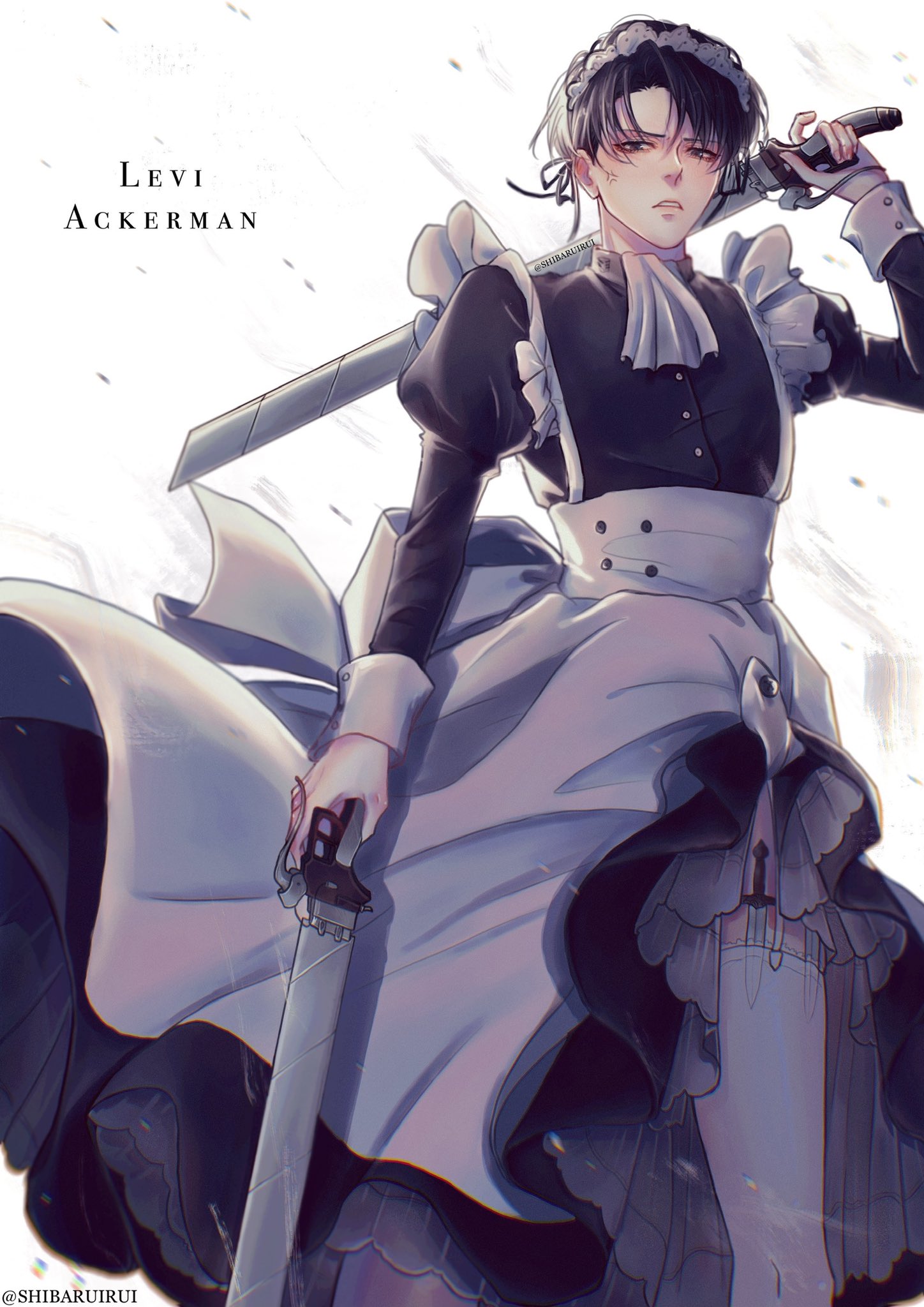 Uživatel r u i 💛FG-04 CosCarni na Twitteru: „Humanity's Strongest Maid, Levi Ackerman #aot #進撃の巨人 This won at the poll from IG! March rewards on patreon will be a skin tutorial!