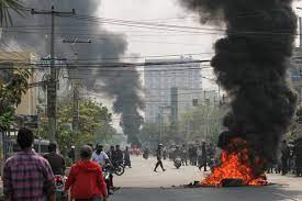 Given the way the Myanmar junta celebrated Armed Forces Day today -- killing at least 91 people including 29 in Mandalay and 24 in Yangon -- today is really "a day of shame for the armed forces,” says CRPH spokesman. reuters.com/article/us-mya…