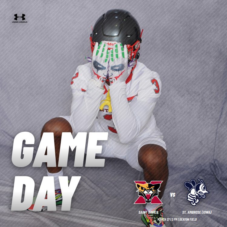 No. 18 <a href="/SXUFootball/">SXU Football</a> plays St. Ambrose (Iowa) today at 2 pm in <a href="/MidStatesFB/">Mid-States Football Association</a> action at Deaton Field! #GoCougs🐾🏈 #WeAreSXU

📊 &amp; 🖥: portal.stretchinternet.com/sxu/