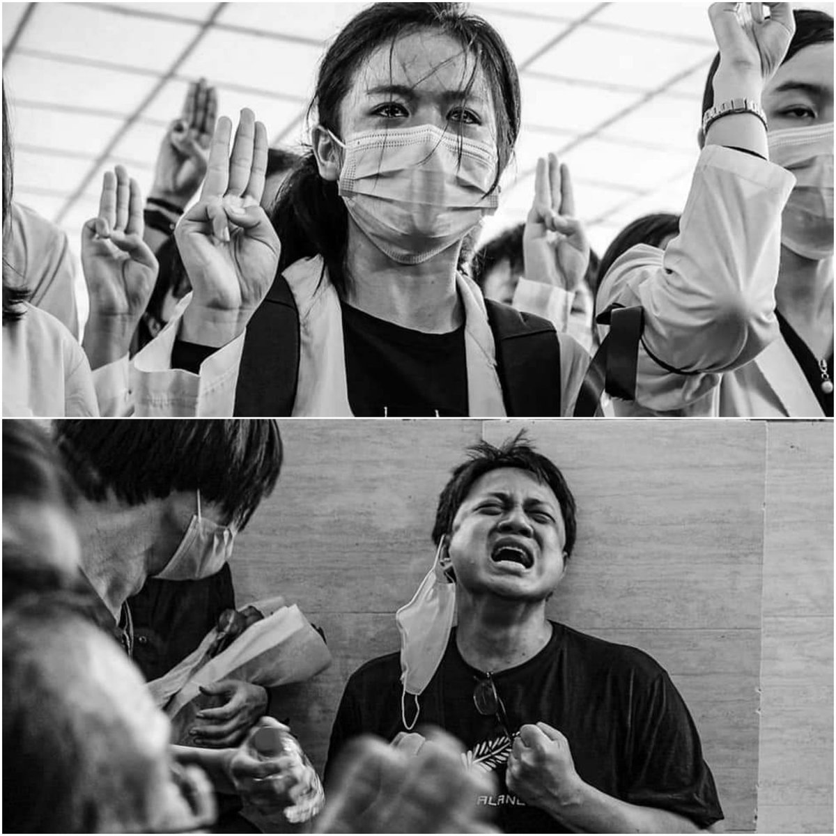 MayThaeHnyar's tweet photo. The terrorists killed our children , parents, brothers and sisters. They took our people from us but we won't let them to take our Democracy .We will fight till the end.WE WON'T FORGIVE AND FORGET. REST IN PEACE OUR HEROES. YOU WILL ALWAYS BE
REMEMBERED.
#WhatsHappeningInMyanmar https://t.co/CkGax13PZX