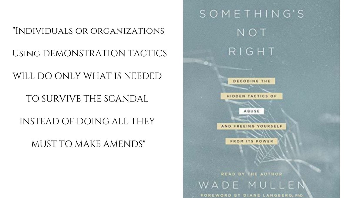 drutabemd's tweet photo. Incredible book by @wademullen, teaching us about: 
-the communication tools of abuse
-impression management - tools and strategies to manage what others see
"Something's Not Right" empowers to overcome abusive situations. https://t.co/OnRZp5zR3e