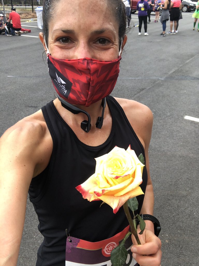 alissapalladino's tweet photo. Holy hills!!! Thanks @ATLtrackclub for a safe, fun race experience 🙏👟💕 #atlantawomens5k #aw5k https://t.co/pXCJXawPes