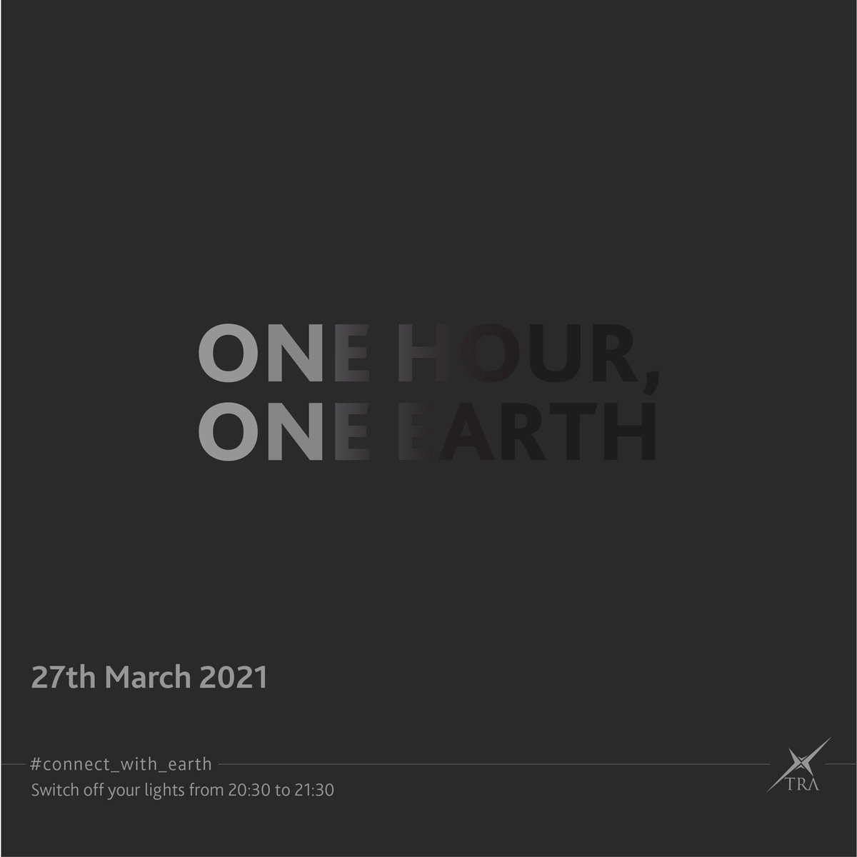 tdrauae's tweet photo. #connect_with_earth
Switch off your lights from 8:30 pm to 9:30 pm #EarthHour #UAE https://t.co/A7OzhX8DSo