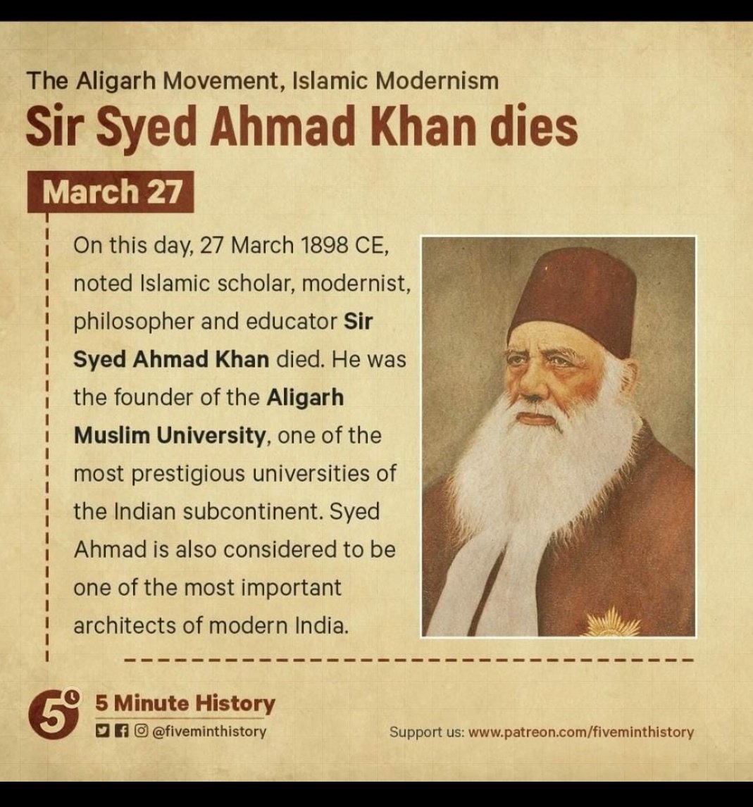 BabyPaveen10's tweet photo. Alma mater... #SirSyedAhmadKhan https://t.co/awYdu45FWa