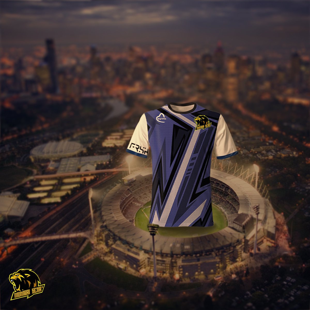 _freak4bhai's tweet photo. One Team. #OneFamily. One Jersey. 💙
Presenting our new #MSXI jersey for -
#VillainArmyPremierLeague 👕✨
Paltan, pre-order will be available soon!
@VillainArmy
#MumbaiSenaXI https://t.co/CrzMMdaKYU