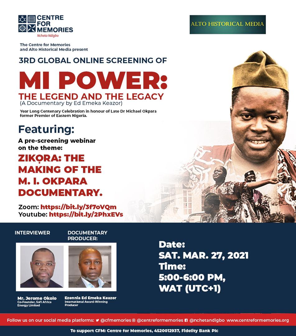 wwncoop's tweet photo. "The pseudo leaders across Alaigbo need to be told to BE LIKE Michael Okpara." - Jerome Okolo
"Michael Okpara understood the art of the possible. He refused to accept mediocrity. He broke bureaucratic shackles without destroying instititions" -#Keazor
#Zikora #CentreForMemories https://t.co/ivn9d9ndLw