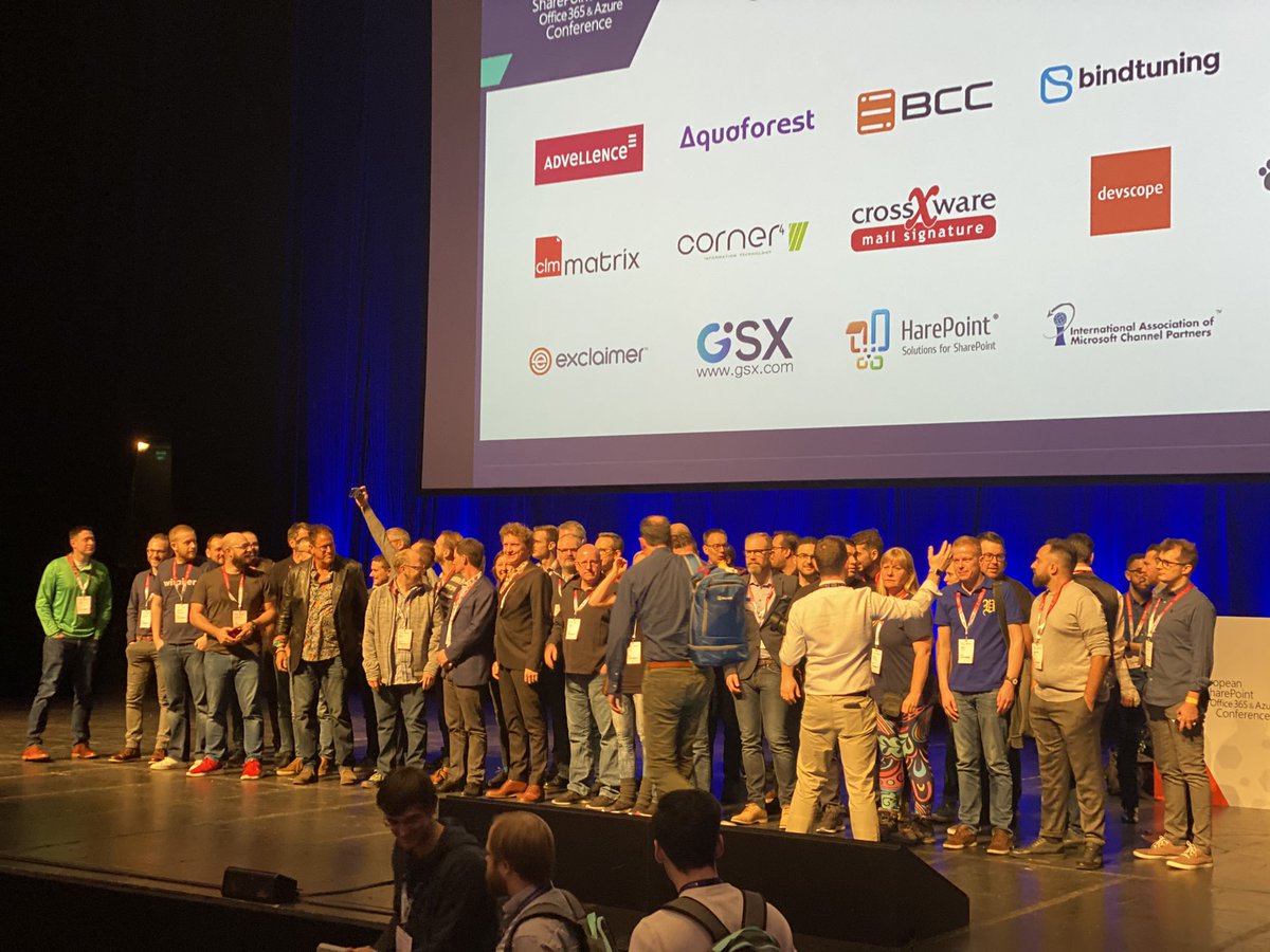 kevmcdonk's tweet photo. A few more recent #community photos for #SharePointBirthday - trying to find a few older ones from #SPEvo too https://t.co/OuV30vTrRD