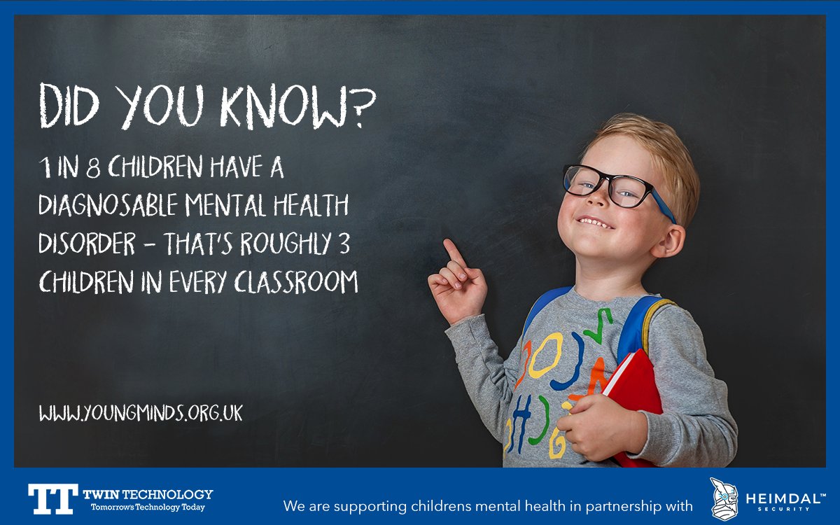 twin_technology's tweet photo. Please share this fact to help raise awareness.
Supporting children's mental health in partnership with #heimdalsecurity
https://t.co/CFIsVi2fdK
@YoungMindsUK #msp #itsupport https://t.co/LAxHY1mXSS
