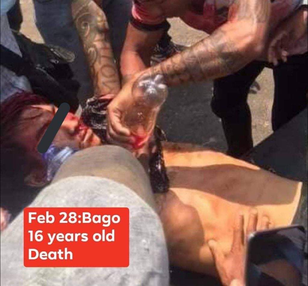 AyeChannMinn's tweet photo. Tw // death
16 years old boy shot to death in Bago. 

ANTIFASCIST REVOLUTION
#WhatsHappeningInMyanmar
#CrimesAgainstChildren https://t.co/KPCzZ9zl8W