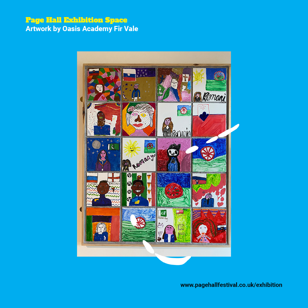 pagehallfest's tweet photo. We have three great exhibitions in our online exhibition space! 

Check out work from the children of Oasis Academy Fir Vale, artist James Woollen, and photography from Smart Banda and Neo Balesamang at https://t.co/hKuZwbIbLL. 

#WeArePageHall https://t.co/LKgXCcZY8Q