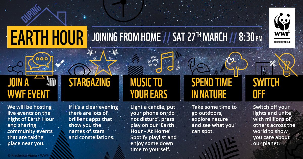 Are you taking part in #EarthHour tonight?

Help spread the word and show your support by sharing these images to show that you’re taking part. 👇 #EarthHourUK