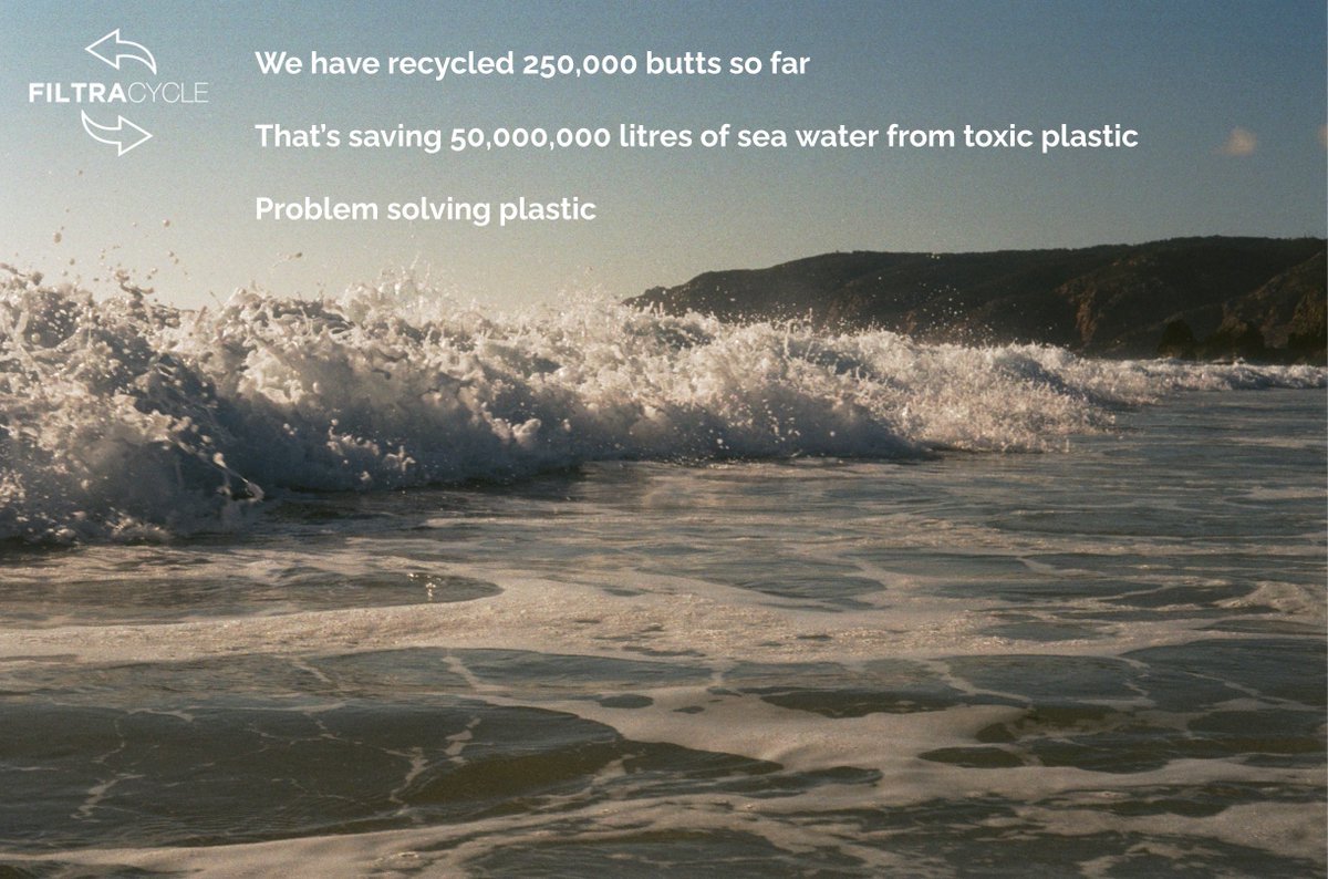 filtracycle's tweet photo. Show the ocean some love by avoiding single-use plastics and buying recycled plastics where possible - such as our ✨#ProblemSolvingPlastic✨. A single pair of glasses manufactured from our plastic prevents the contamination of 💧2.6 million litres of water 💧 https://t.co/pFSDqBQg1p