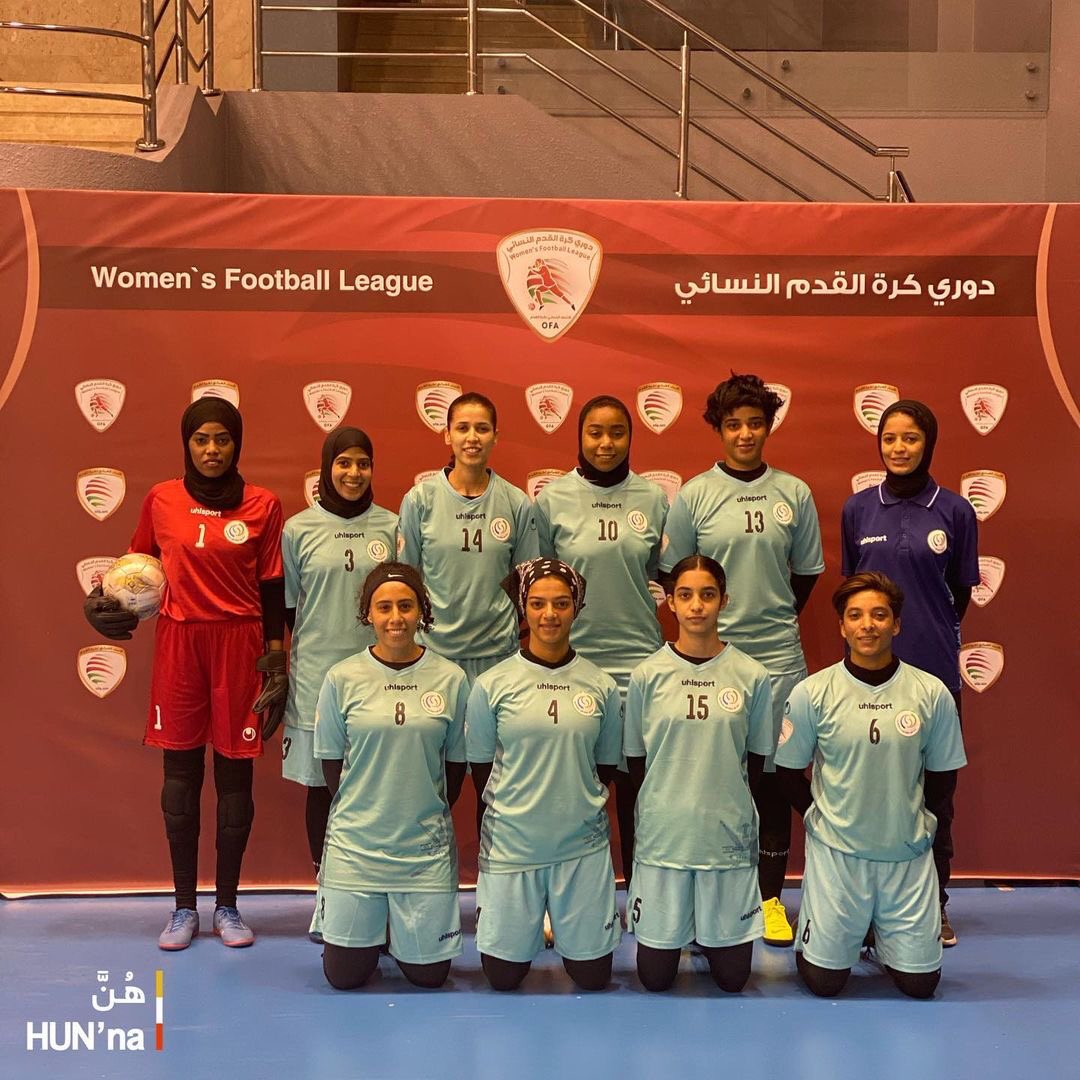 hunnaoman's tweet photo. فوز نادي أهلي سداب على نادي مسقط ٦-٢ ضمن مواجهات الجولة الثانية لدوري كرة القدم النسائية للصالات ٢٠٢١

#لهُنَّ_بَصمة 
#TheyLeaveaMark https://t.co/xvomdN4NPA