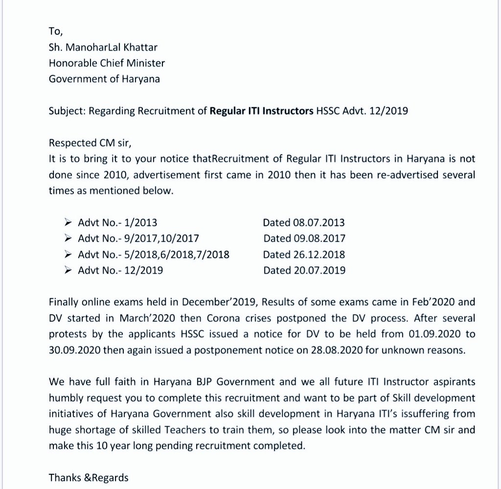 PartikS01601724's tweet photo. @BhopalSinghHssc @chkanwarpal @cmohry @mlkhattar @DiprHaryana https://t.co/8tfGj8IMfV