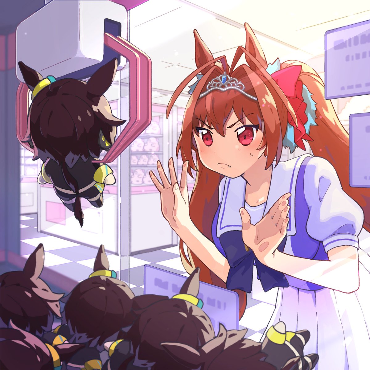 よぎ ウォッカのぬいぐるみが欲しいスカーレットちゃん ダイワスカーレット ウマ娘