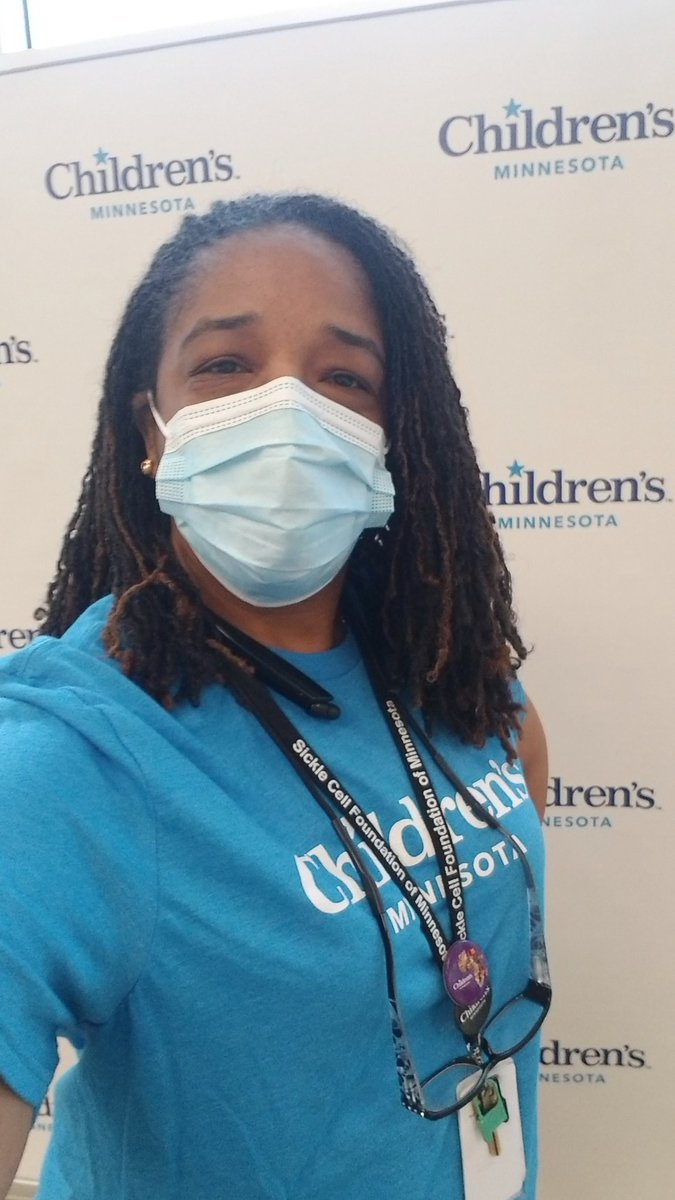 SickleCellMN's tweet photo. Do you have a child w/ #SickleCell &amp; cared for at @childrensmn? Are u a patient 16+ w/ #SCD who gets care at #Childrens? You can get vaccinated TODAY b/t 8-4! Come find me at the 2nd flr welcome desk! 

Disclaimer: This is NOT an open clinic. If you don't qualify pls don't come! https://t.co/Qd7P1WpnKR