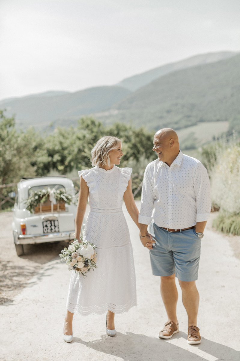 Head over to Wilde Brides to see Isabelle &amp; Richards beautiful Italian wedding with Amy Blue Blossom heels harrietwilde.com/blogs/harriet-…