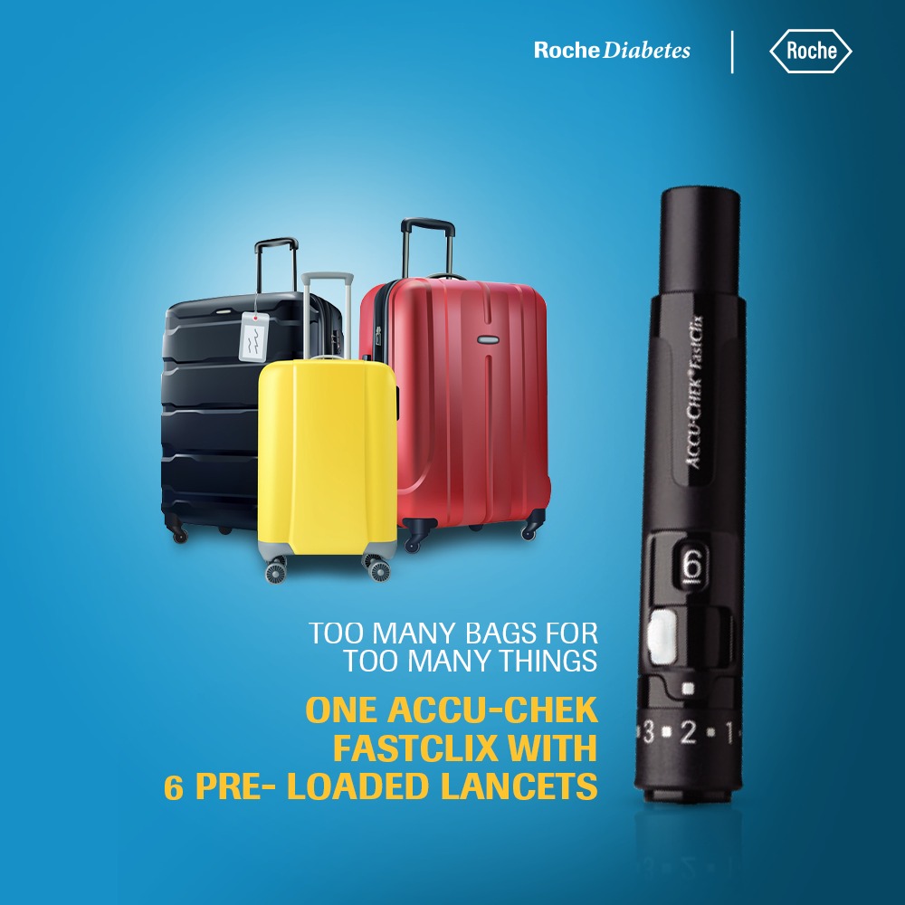 AccuChek_Pk's tweet photo. Travel light with the Accu-Chek Fastclix lancing device, it contains 6 preloaded lancets making it easier to use and carry when you are on the go. 
#AccuChek #AccuChekGuide #mySugrApp #diabetes #DiabetesDataManagement #DiabetesTypeOne #DiabetesTypeTwo #DiabeticPatients #glucomete https://t.co/vwOIRA4Lmk