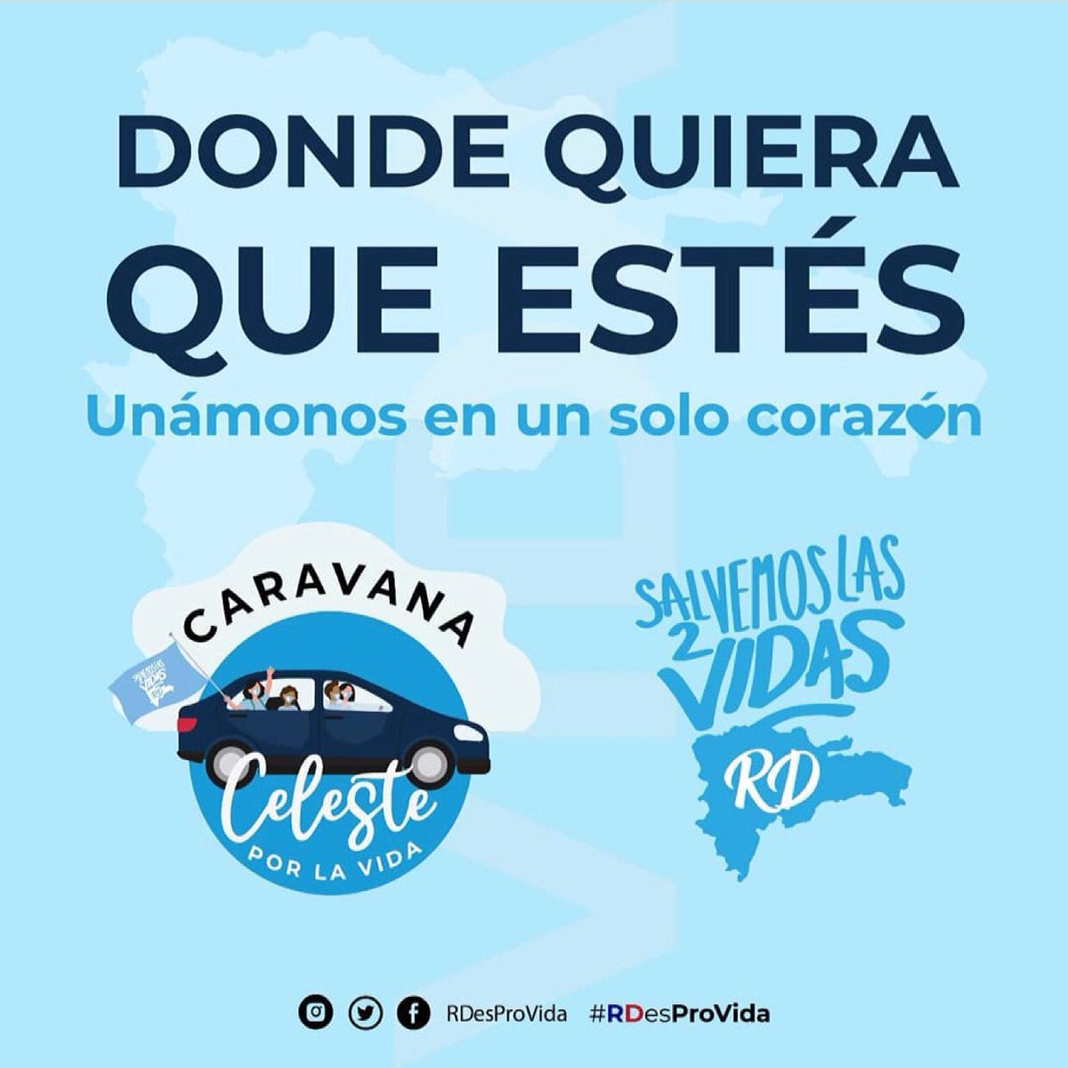 AcCristianaRD's tweet photo. Donde estés apoya la VIDA. Coloca una bandera celeste, vístete de celeste, ¡que todo sea celeste! 

¡TODOS UNIDOS POR LA VIDA! 

#AlgoGrandeCelesteViene 💙 porque #RDesProVida 🇩🇴💙 https://t.co/XQMRyhpvEl
