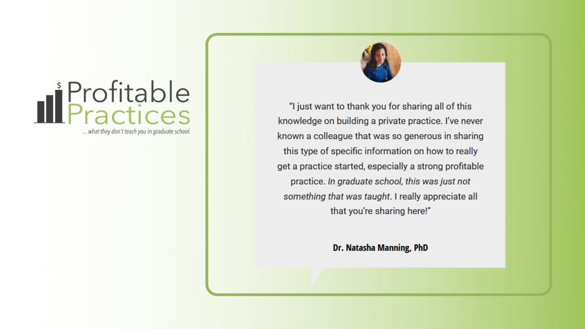 therapyrocket's tweet image. Glad to have helped Dr. Natasha! 💖 Let me help you too by checking out this link
👉 hubs.la/H0JK2Ql0

#SuccessforTherapists #StartaPrivatePractice #PrivatePracticeTips #PrivatePracticeTherapists #TherapyBusinessCoach #PrivatePracticeCoach #TherapistCareer